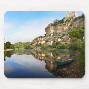 Beynac-e-Cazenac e do rio de Dordogne mousepad