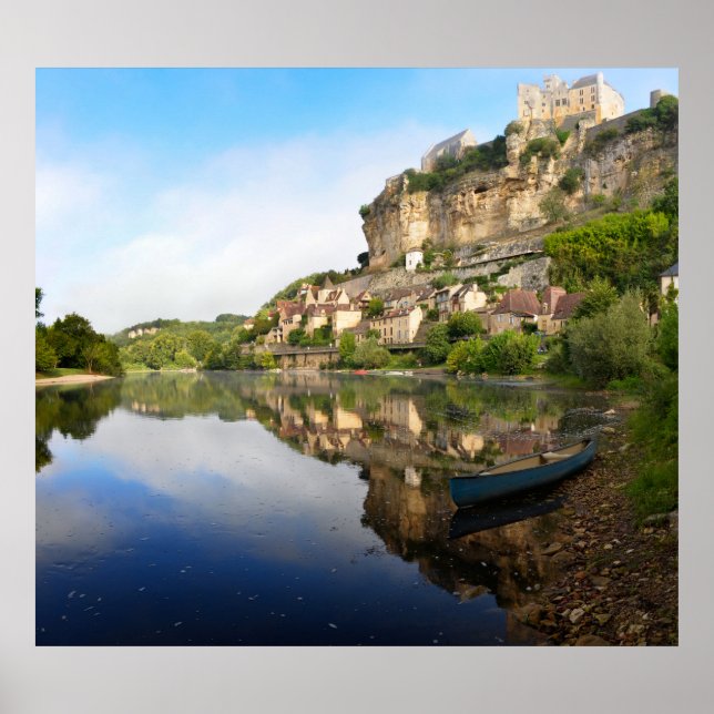 Beynac-et-Cazenac e Dordogne River poster (Frente)