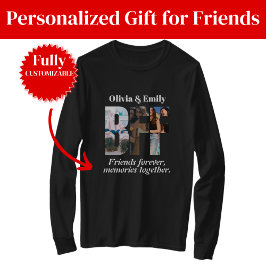BFF Photo Collage Long Sleeve T-Shirt