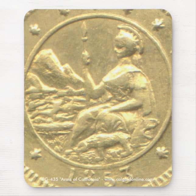 BG-435 "braços de Califórnia" Mousepad vertical (Frente)