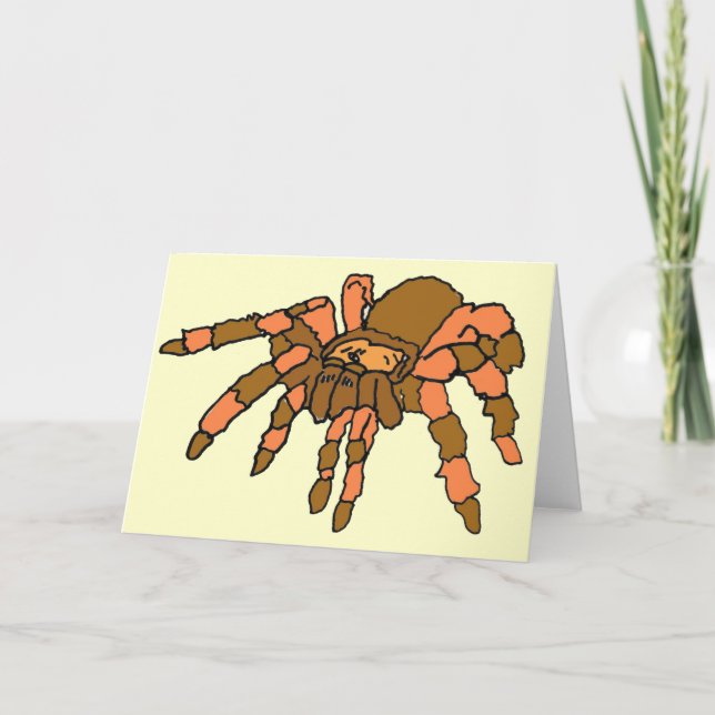 BG cartões do cumprimento e de nota da aranha (Frente)