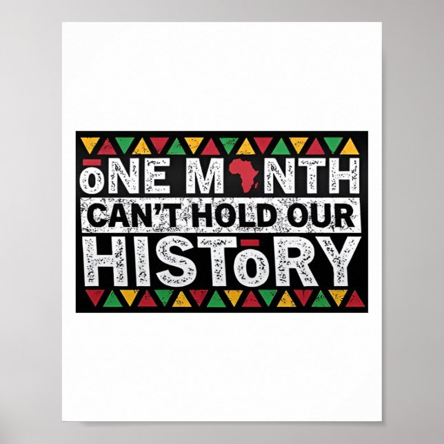Bhm Black History É American Poster (Frente)