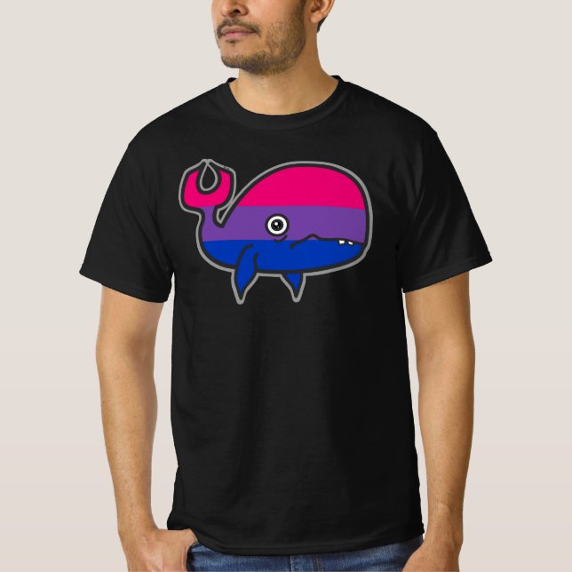 Bi Camiseta de Baleia Ansiosa mas Orgulhosa (Frente)
