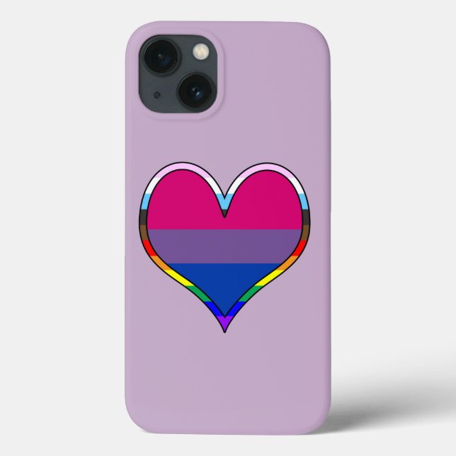 Bi Pride Heart Case-Mate capas de iphone (Verso)