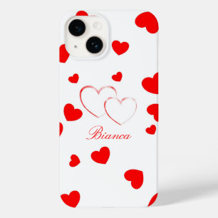 Bianca - corações bonitos - personalize-o com se