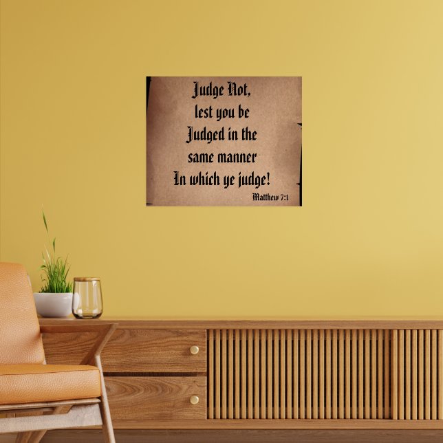 BIBLE SCRIPTURE SCROLL poster (Sala de Estar 2)