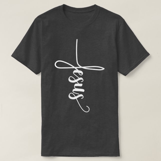 Bible Verse Jesus God Premium T-Shirt (Frente do Design)