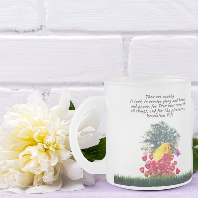 Bíblia com arte natural - caneca fosco (Criador carregado)