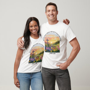 Bíblia Cristã Inspiracional Verse T-Shirt