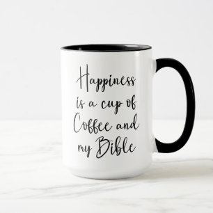 Bíblia, Felicidade é uma xícara de Café e minha Bí