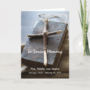 Bíblia Personalizada do Programa Funerário Cruzado