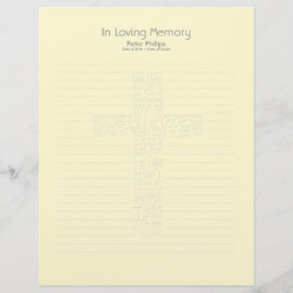 Bíblia Versa John14 Enchimento de Livro Funeral Pá