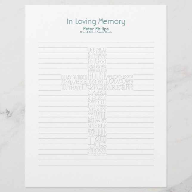 Bíblia Versa Página de preenchimento do livro fune (Frente)