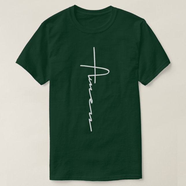 Bíblia Verse Amen Premium T-Shirt (Frente do Design)