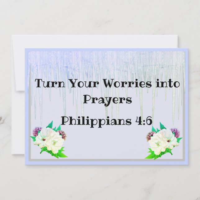 Bíblia Verse Philippians 4:6 (Frente)