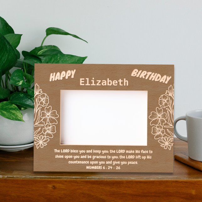 Bíblia Verso e Buquê Floral para Aniversário (Criador carregado)