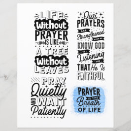 Bíblia Verso e Cartão de Citação para Scrapbook