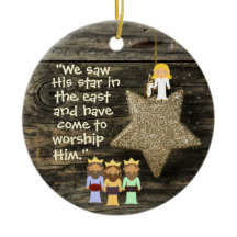 Bíblia Verso Enfeites de natal Personalizado