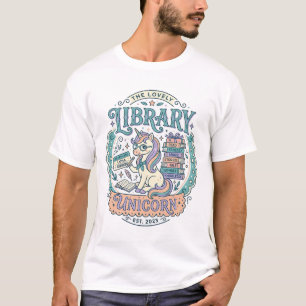 Biblioteca de Unicórnios Camiseta Gráfica Capricho