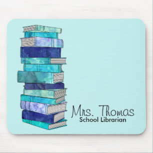 Bibliotecário de escola Mousepad personalizado