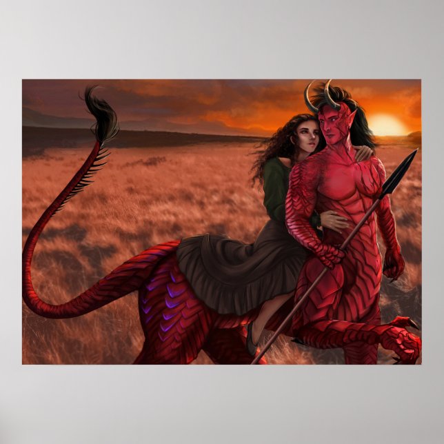 Bibliotecário e poster da Besta (Frente)