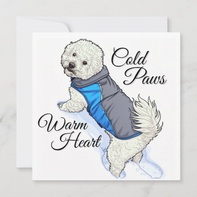 Bichon Snow de Coração Quente (Frente)