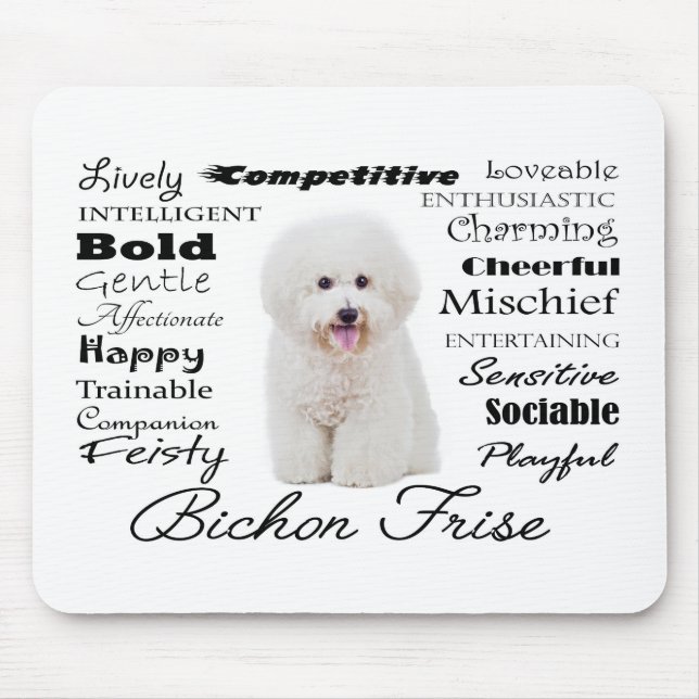 Bichon Traits Mousepad (Frente)