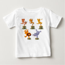 Bichos Dançantes t-shirt Toddler Fine Jersey