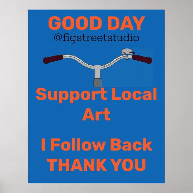 Bicicleta Antiga, adicionar ou editar Poster de te (Frente)