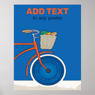Bicicleta Antiga, adicionar ou editar Poster de te