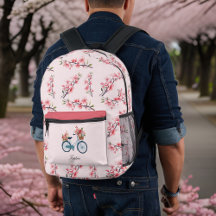 Bicicleta Azul, Rosa Sakura, Blossomo de Cereja Mo