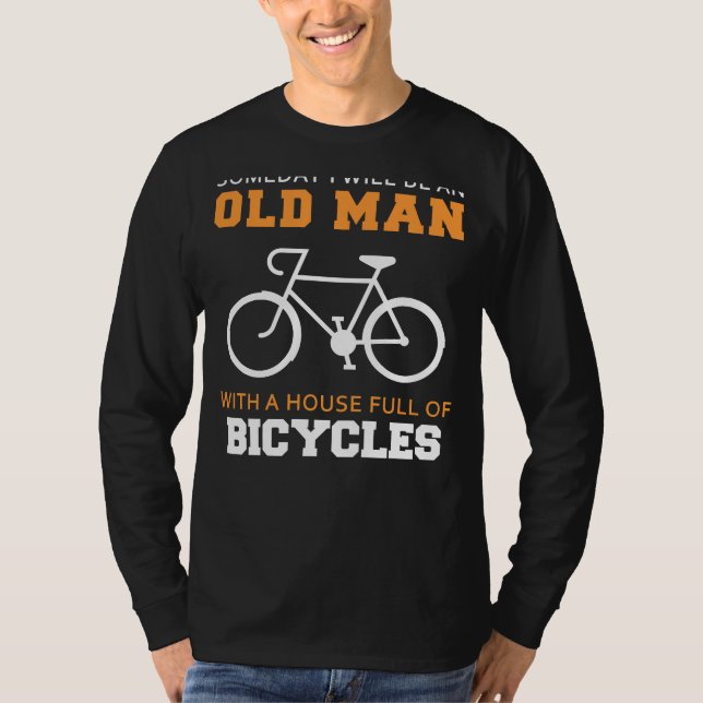Bicicleta Bonanza: Camiseta Divertida para Velho d (Frente)