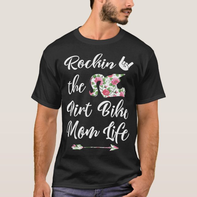 Bicicleta de Camada de Camisa Floral, Bicho de Mãe (Frente)