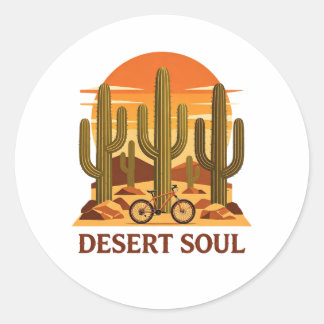 Bicicleta de Montanha Retro Desert Soul e Adesivo