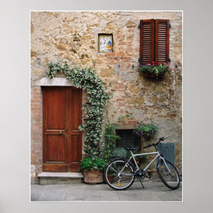 Bicicleta de Tuscan, impressão da fotografia de