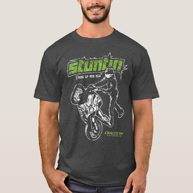 Bicicleta do esporte que Stunting a camisa da (Frente)