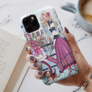 Bicicleta em Amsterdã Girl- Iphone 7 plus case