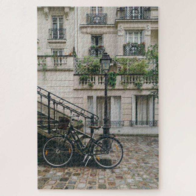 bicicleta em paris quebra-cabeça (Vertical)