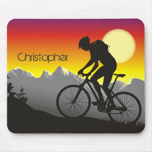 Bicicleta personalizada Mousepad de Mountin da (Frente)