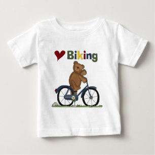 Bicicleta que azul eu amo Biking o camiseta e os