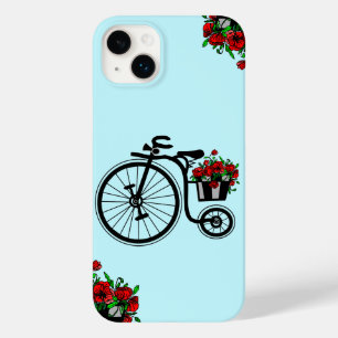 Bicicleta Romântica com Presente de capas de iphon