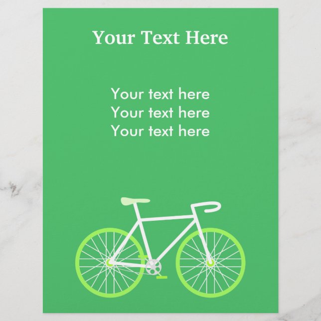 Bicicleta Verde (Frente)