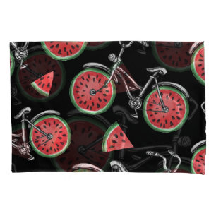Bicicletas de roda de melancia, padrão de verão.