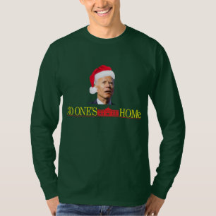 Biden Christmas Engraçado L/S - Camisa Sozinha 
