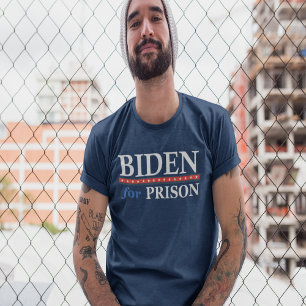 BIDEN FOR PRISON Camiseta Anti Joe Biden
