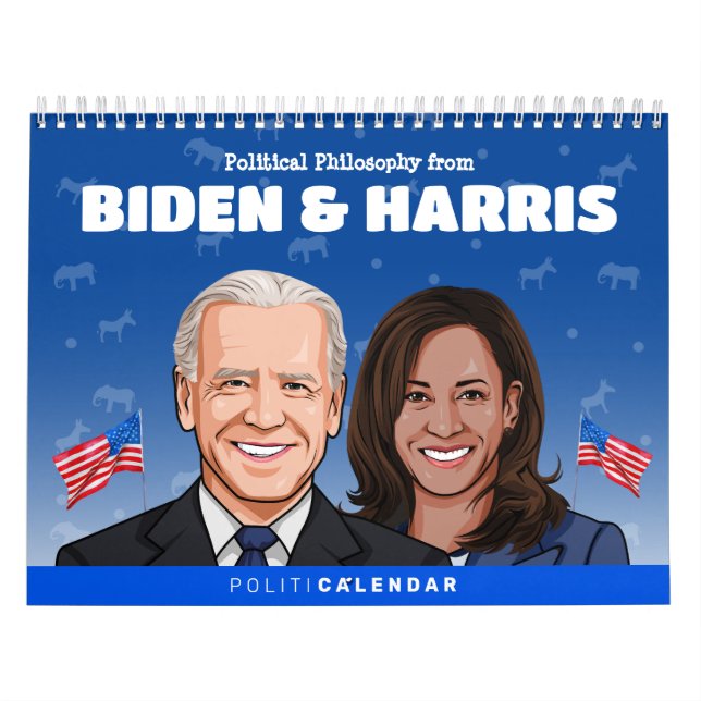 Biden Harris Calendário Humor Político (Capa)