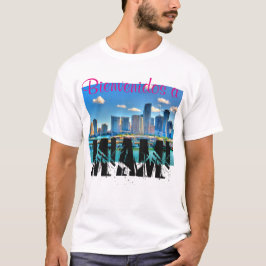 Bienvenidos uma camisa T de Miami