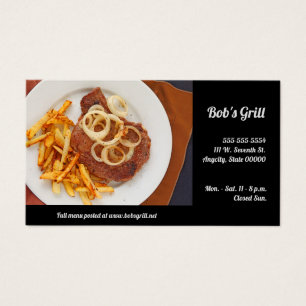 Bife e batatas fritas