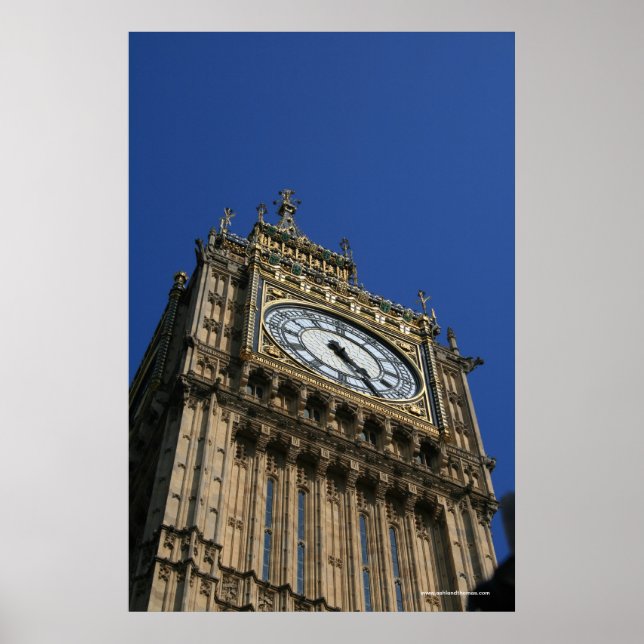 Big Ben - impressão das canvas de Londres (Frente)