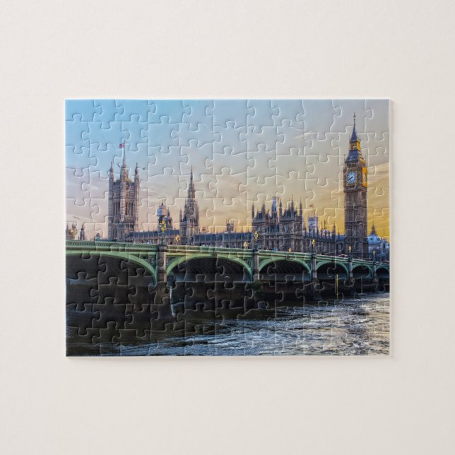 Big Ben Londres. Quebra-cabeça (Horizontal)